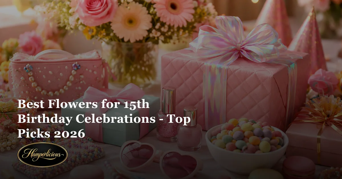 Best Flowers for 15th Birthday Celebrations - Top Picks 2026