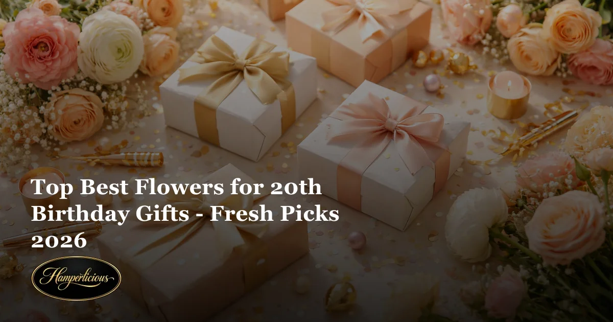 Top Best Flowers for 20th Birthday Gifts - Fresh Picks 2026