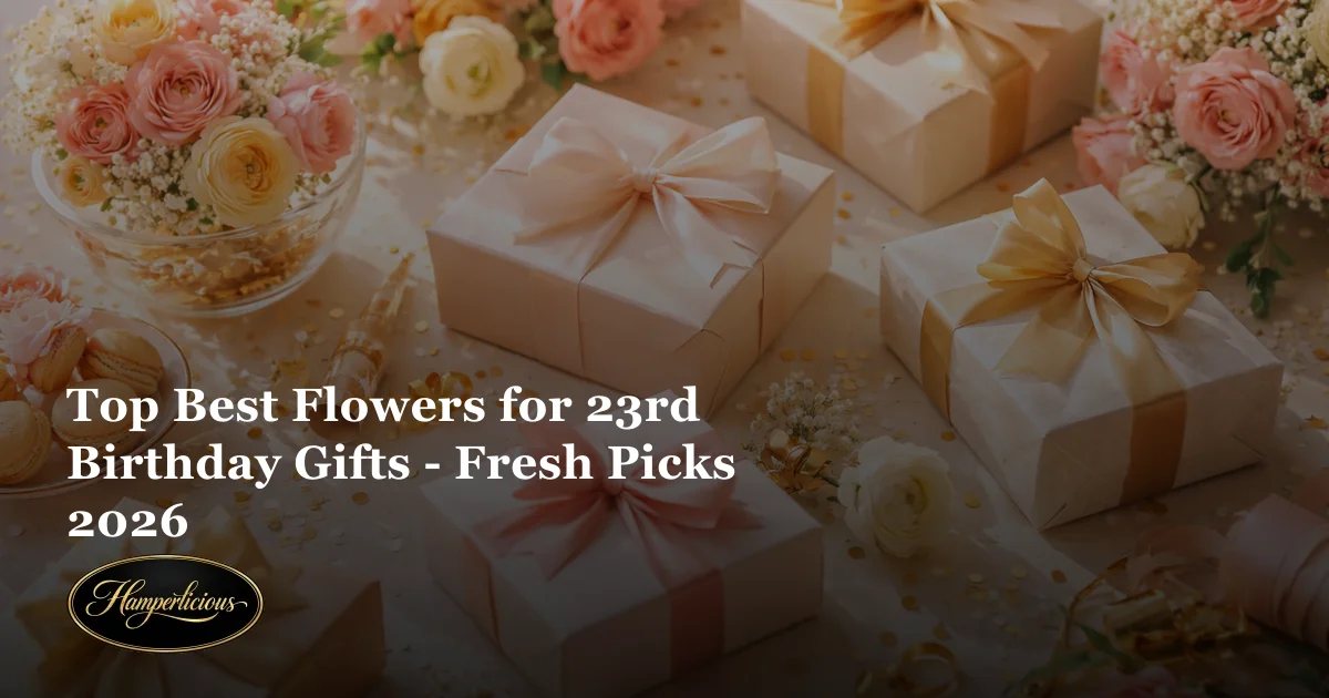 Top Best Flowers for 23rd Birthday Gifts - Fresh Picks 2026