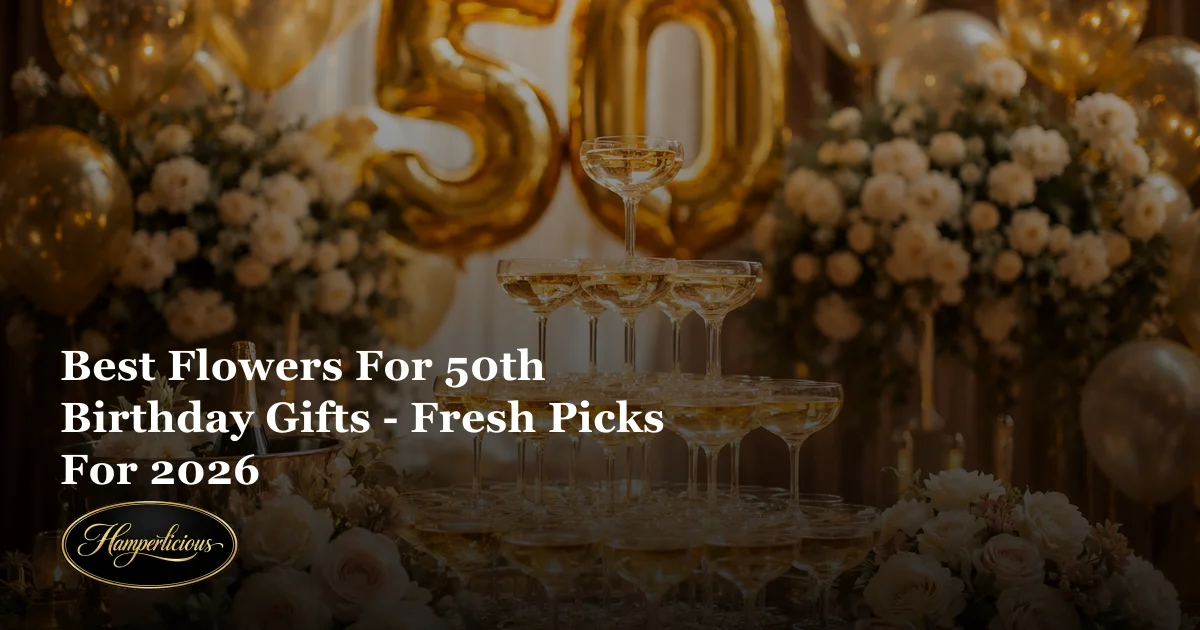 Best Flowers For 50th Birthday Gifts - Fresh Picks For 2026