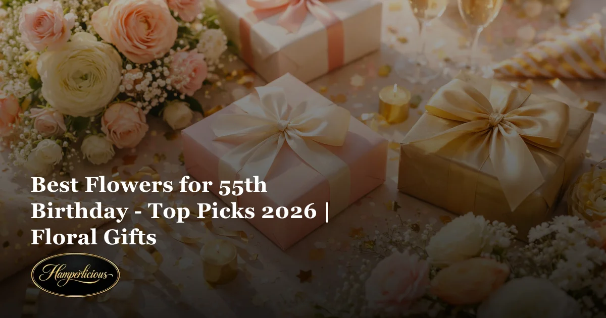Best Flowers for 55th Birthday - Top Picks 2026 | Floral Gifts