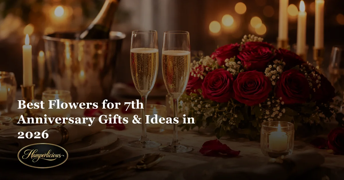 Best Flowers for 7th Anniversary Gifts & Ideas in 2026