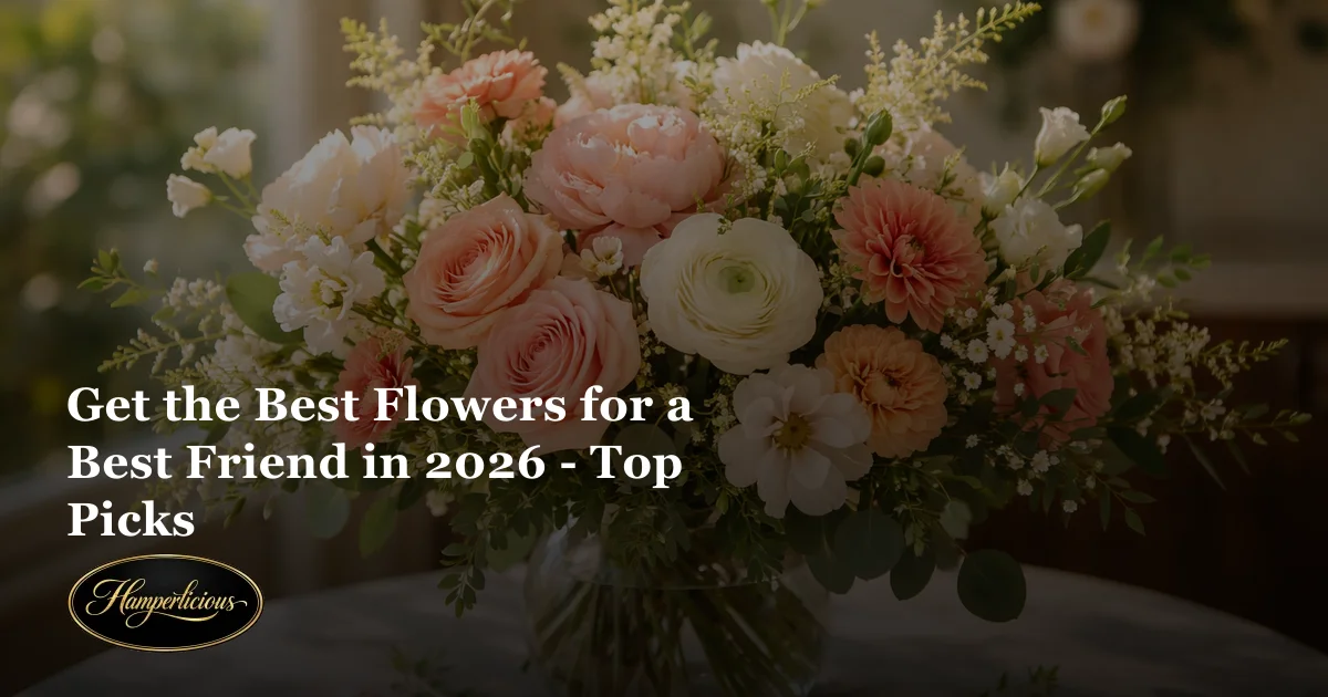 Get the Best Flowers for a Best Friend in 2026 - Top Picks