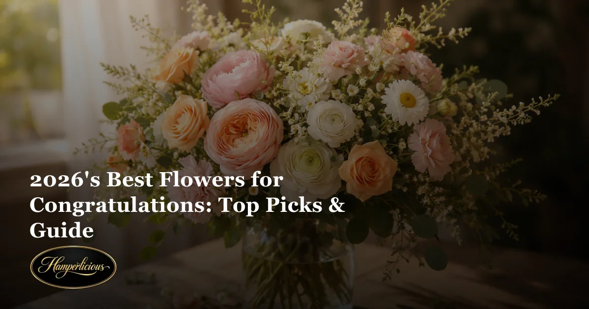 2026's Best Flowers for Congratulations: Top Picks & Guide