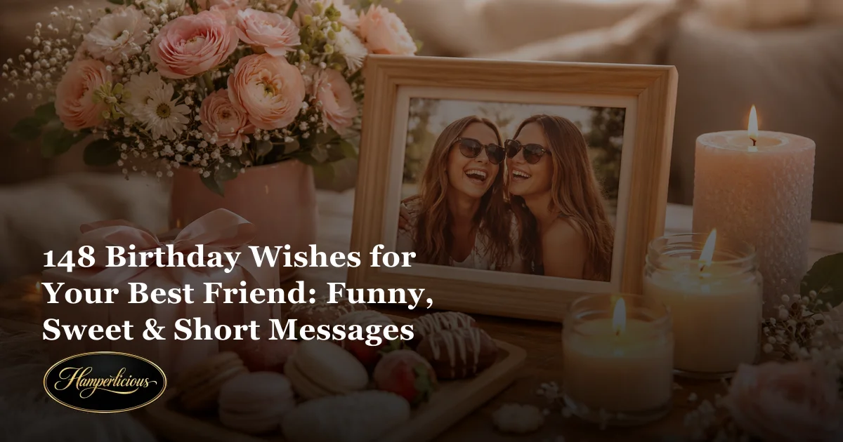 148 Birthday Wishes for Your Best Friend: Funny, Sweet & Short Messages