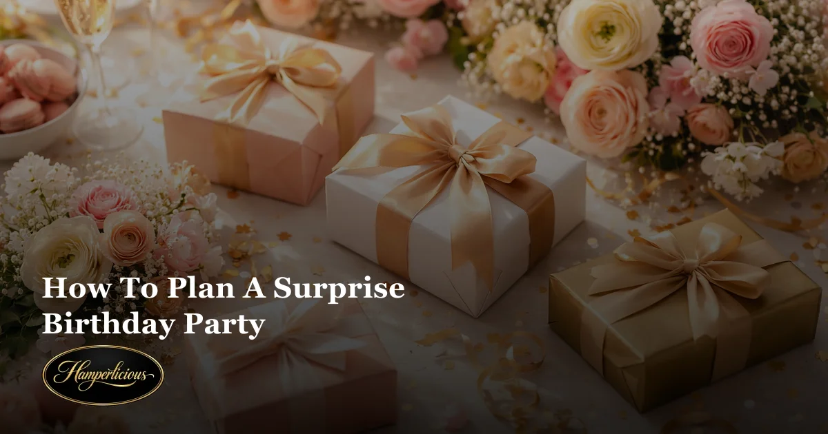 How To Plan A Surprise Birthday Party