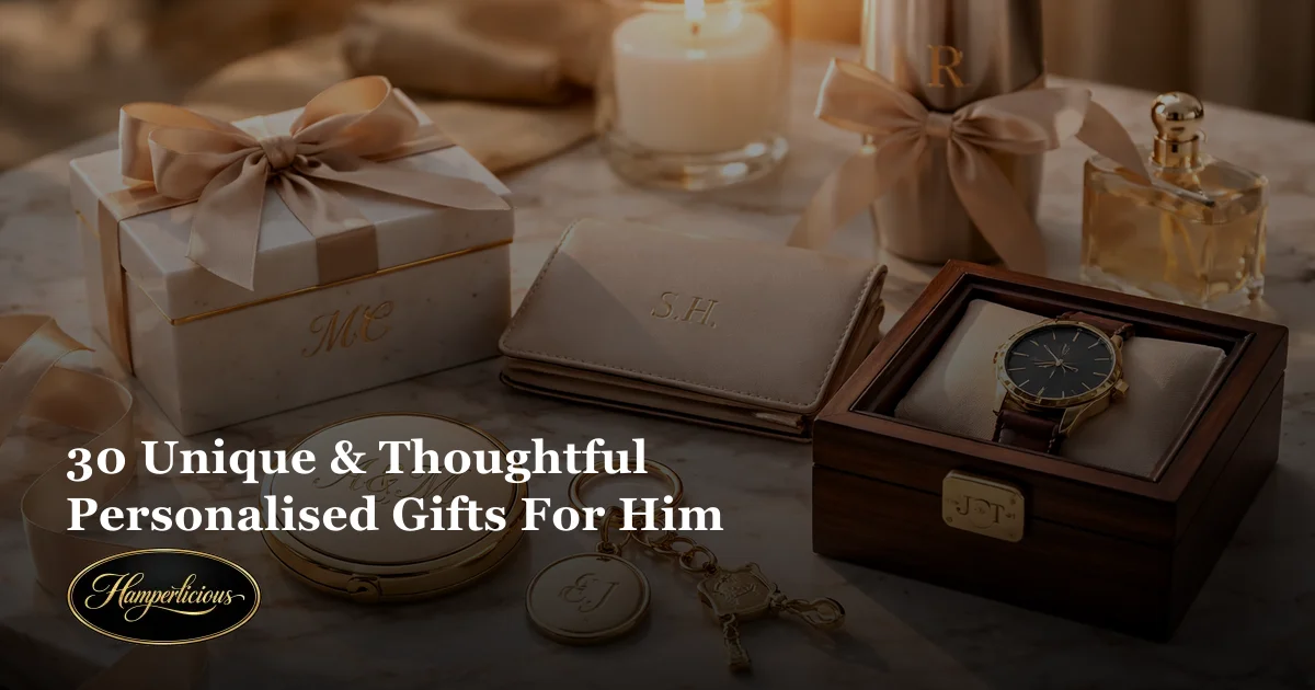 30 Unique & Thoughtful Personalised Gifts For Him
