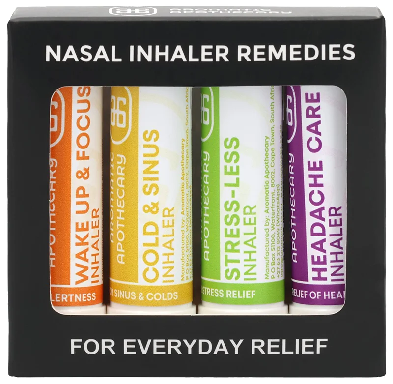 Aromatic Apothecary Set of 4 Inhalers
