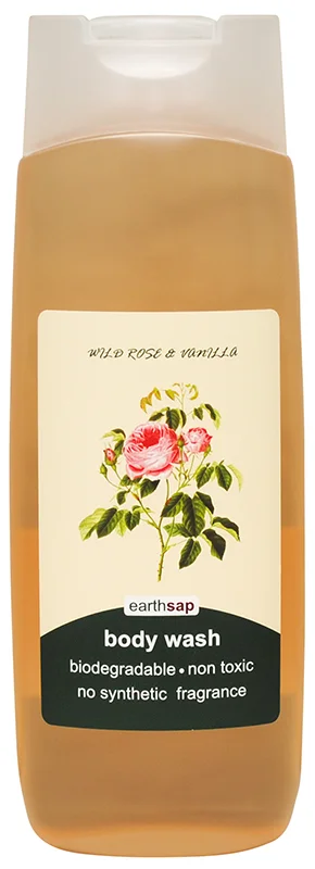 Earthsap Body Wash - Wild Rose & Vanilla