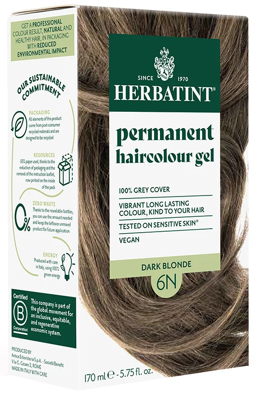 Herbatint Hair Colours - 6N Dark Blonde