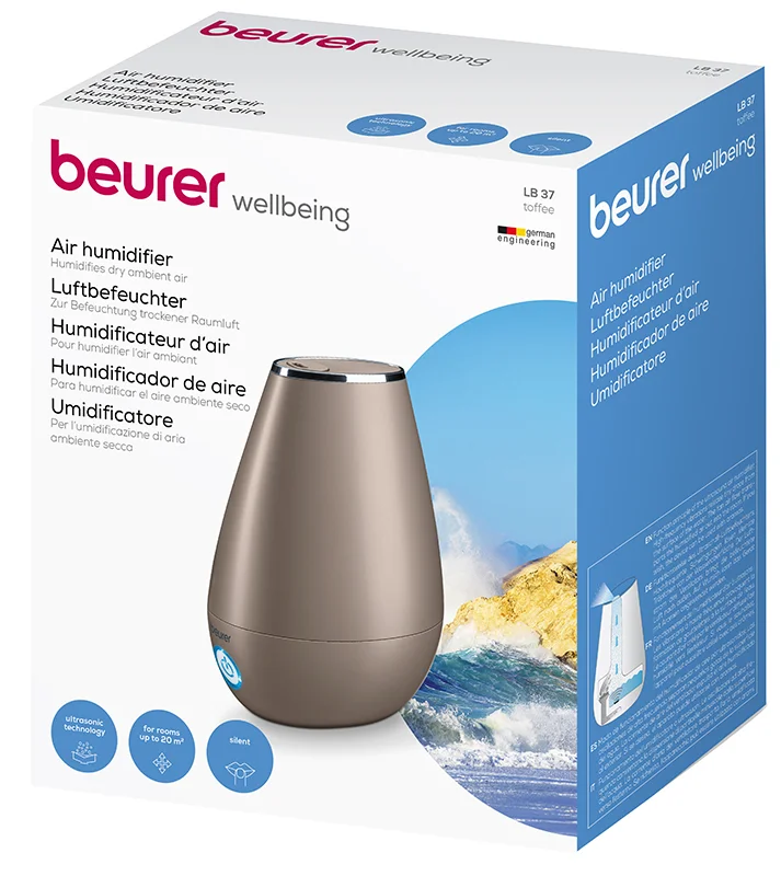 Beurer Ultrasound Air Humidifier LB 37 Toffee