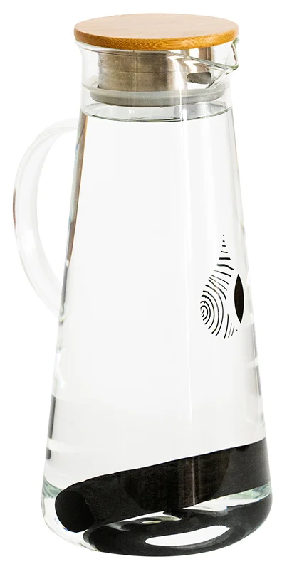 Kuro-Bo Glass Water Filter Jug