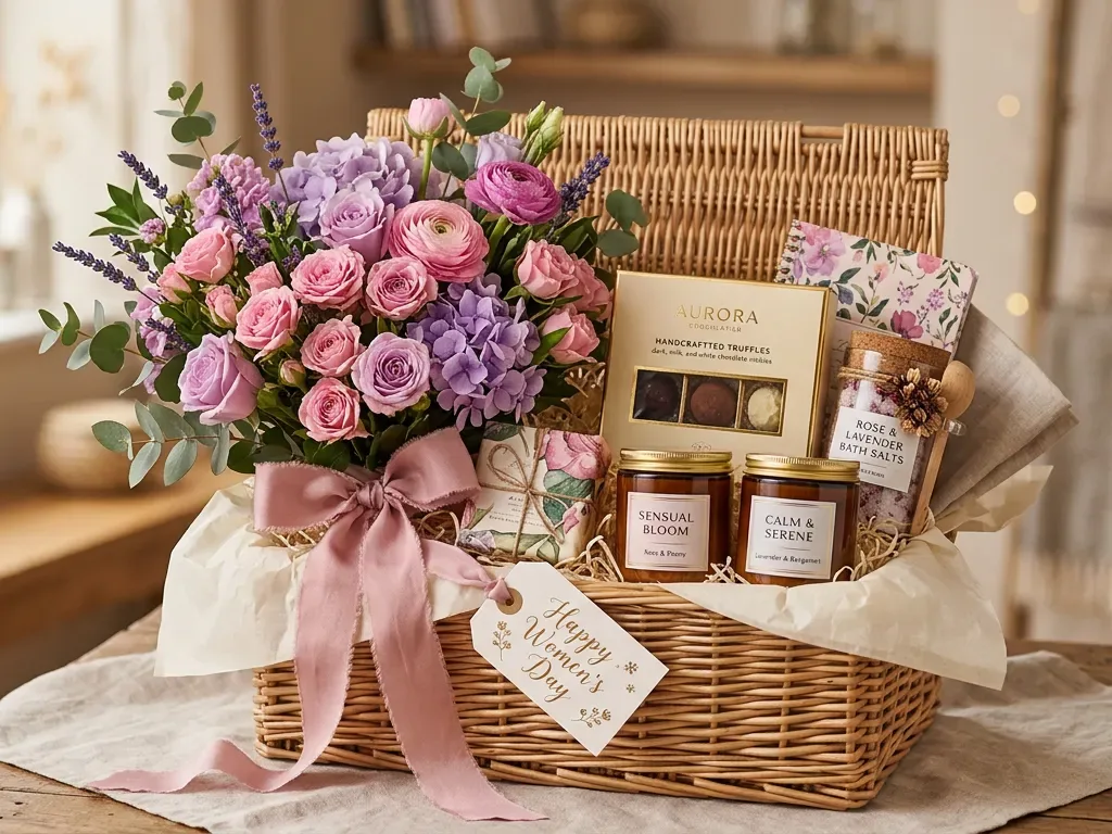 Women's Day gifts and flowers