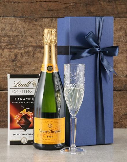 Blue Gift Box of Veuve