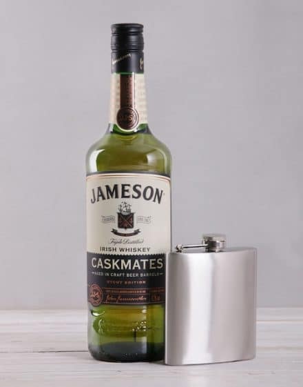 Jameson Hip Flask Gift Set