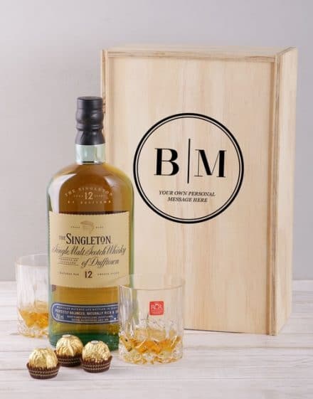 Personalised Singleton Whisky Gift Set