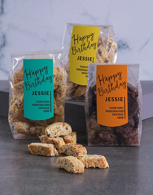 Personalised Birthday Biscotti