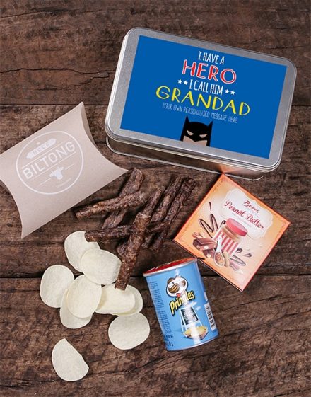 Personalised Grandpa Snack Tin