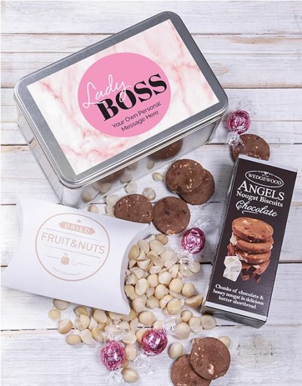 Personalised Lady Boss Snack Tin