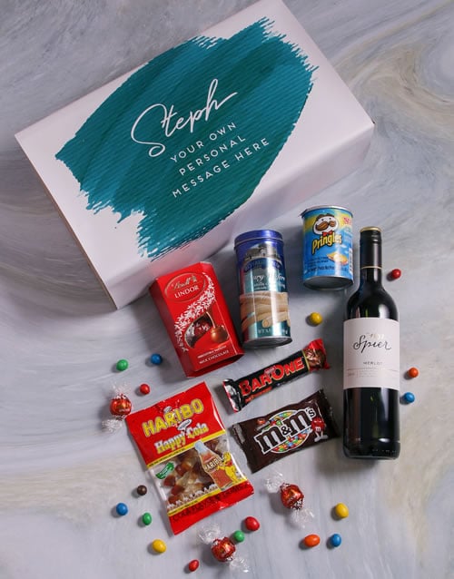 Personalised Message Gourmet Gift Box