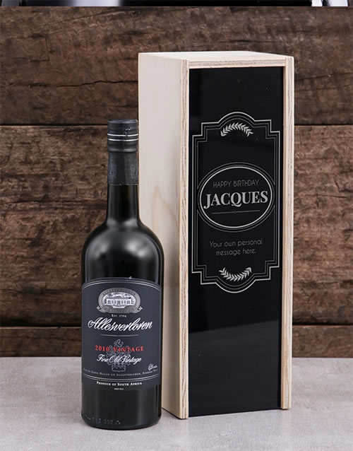 Personalised Port Gift Crate