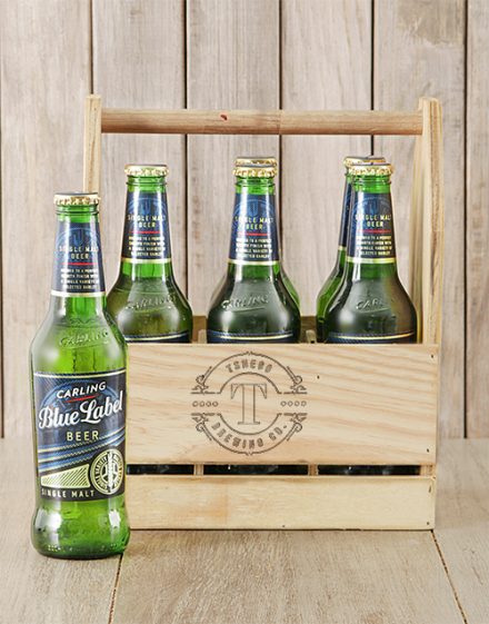 Initial Carling Beer Caddy Personalised Gift