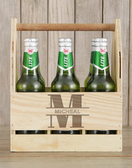 Stand Out Castle Beer Caddy Personalised Gift