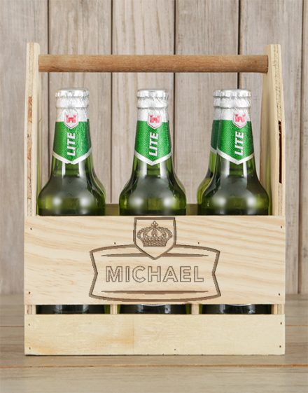 King Castle Beer Caddy Personalised Gift