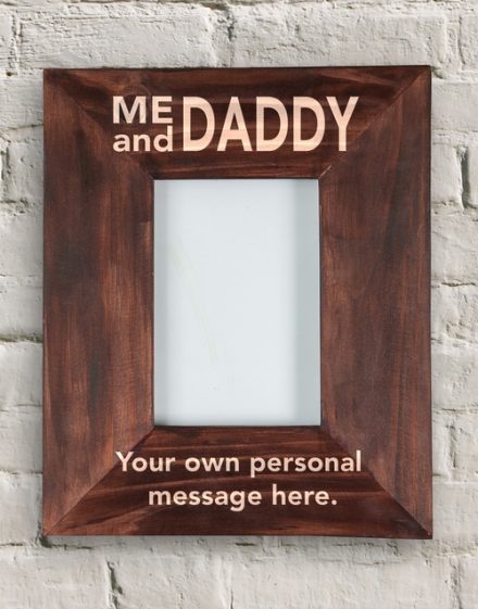 Daddy and I Frame Personalised By You