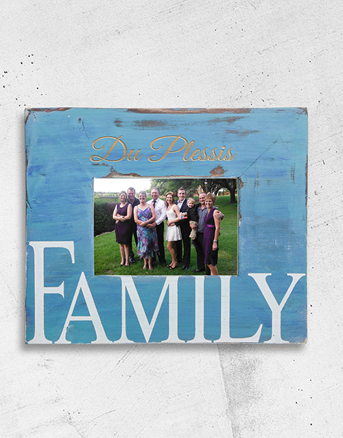 Family Photo Frame Personalised By You