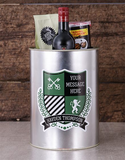 Coat of Arms Bro Bucket Personalised Gift