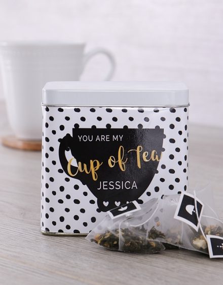 You Are My Cup Personalised Tea Gift Tin