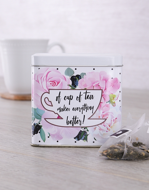 Get Well Personalised Tea Gift Tin