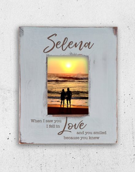 I Fell In Love Photo Frame Personalised By You