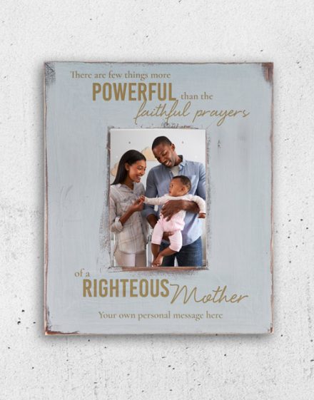 Righteous Mother Photo Frame Personalised By You