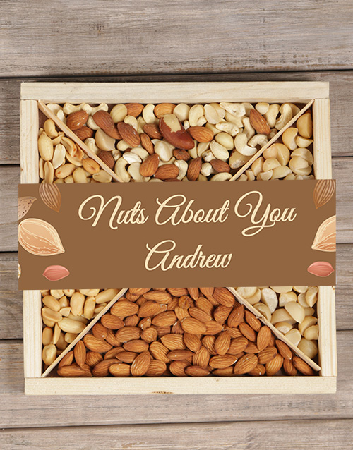 Personalised Nuts About You Tray