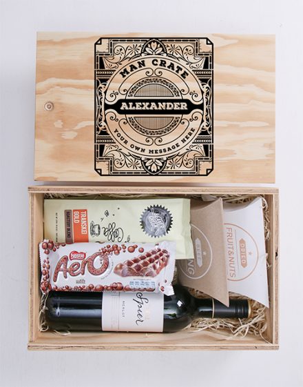 Classic Man Crate Personalised Gift