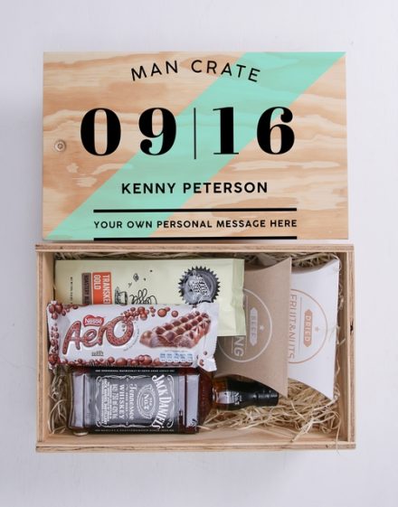 Date Man Crate Personalised Gift