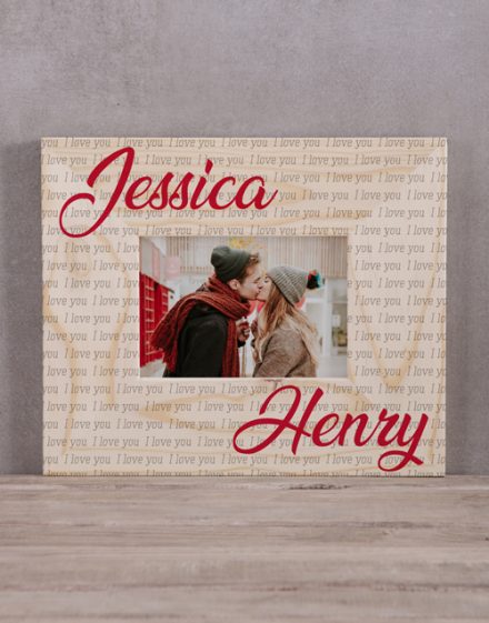 I Love You Photo Frame Personalised By You