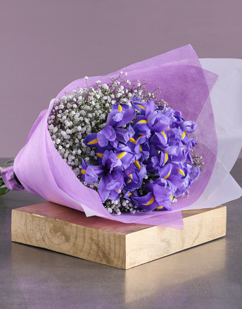 Bouquet of Blue Irises