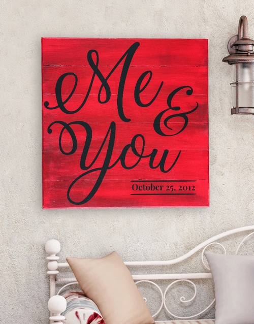 Personalised Me And You Wall Art