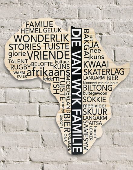 Personalised Familie Africa Board