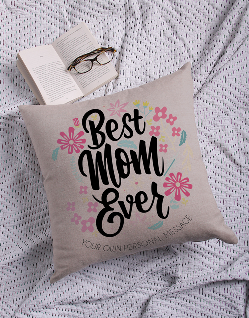 Personalised Best Mom Scatter Cushion