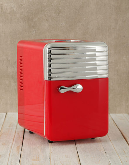 Red Mini Desk Fridge