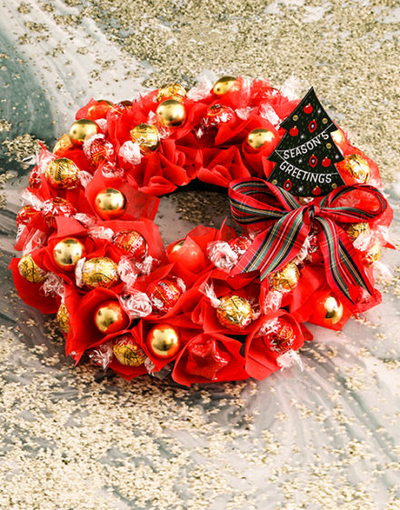 Luscious Lindt Wreath