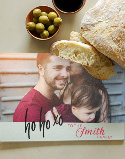 Personalised Family Glass Chopping Board