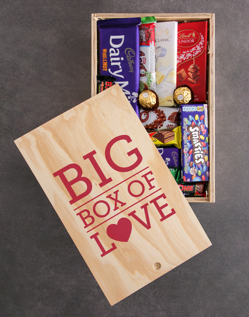 Big Box of Love Chocolate Crate