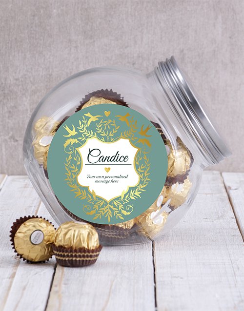 Personalized Vintage Candy Jar