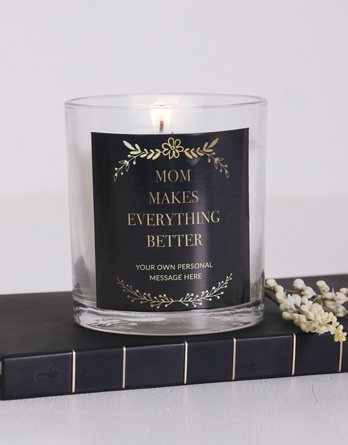 Personalised Makes Everything Brighter Scented Candle