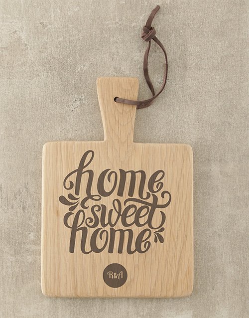 Personalised Home Sweet Home Square Board
